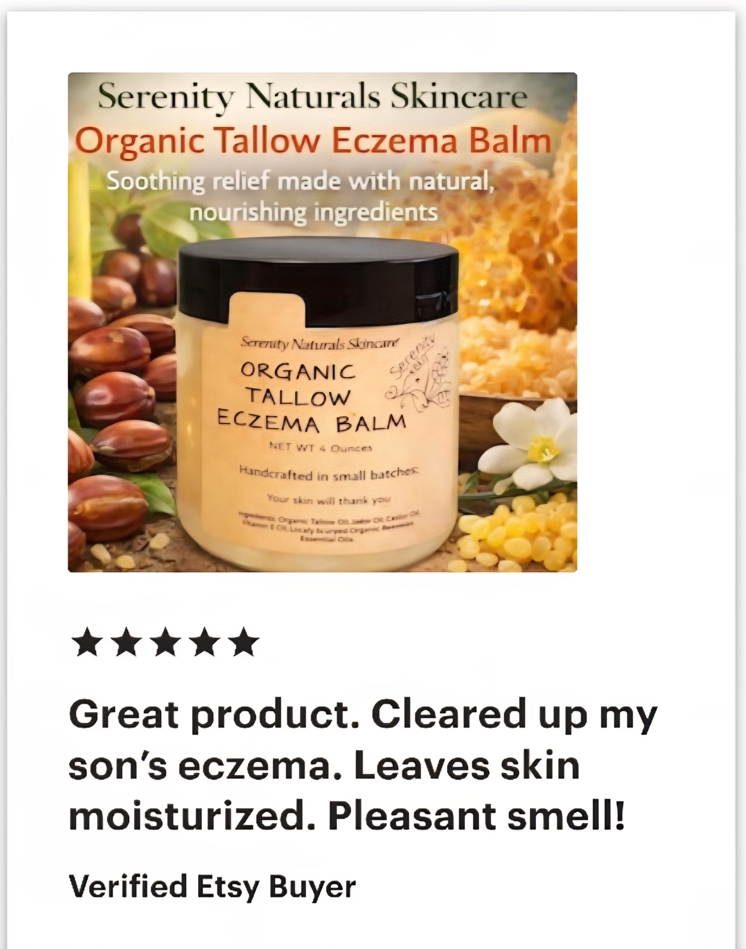 Organic Tallow Eczema Balm